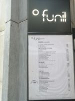 Abendessen im Restauramt funil, Lissabon