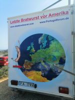 die letzte Bratwurst vor Amerika, am Cap von Sao Vicente