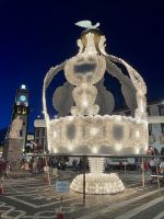 Festliche Beleuchtung in Ponta Delgada