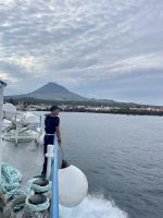 Mit der Fähre nach Pico - Blick auf den Pico