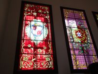 Fenster im Rathaus von Angra