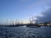 Abendstimmung am Hafen von Ponta Delgada