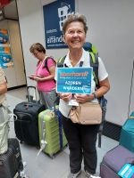 Begrüßung am Flughafen