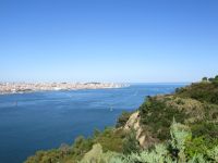 Cristo Rei mit Blick auf die Mündung