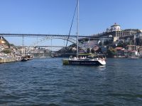 Porto Bootsfahrt flussaufwärts