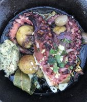 Nazare Der erste Pulpo!