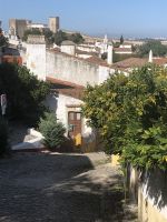 Obidos Hoch zur Stadtmauer