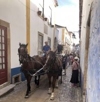 Obidos Straße im Zentrum