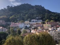 Sintra Blick auf Stadt und Burg