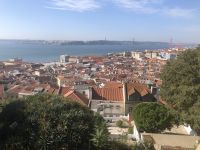 Lissabon Blick auf Stadt und Tejo