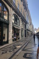 Lissabon Rua Augusta mit Triumphbogen