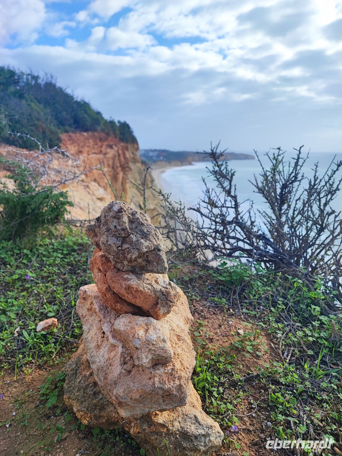 Zurückblicken auf Porto de Mós 