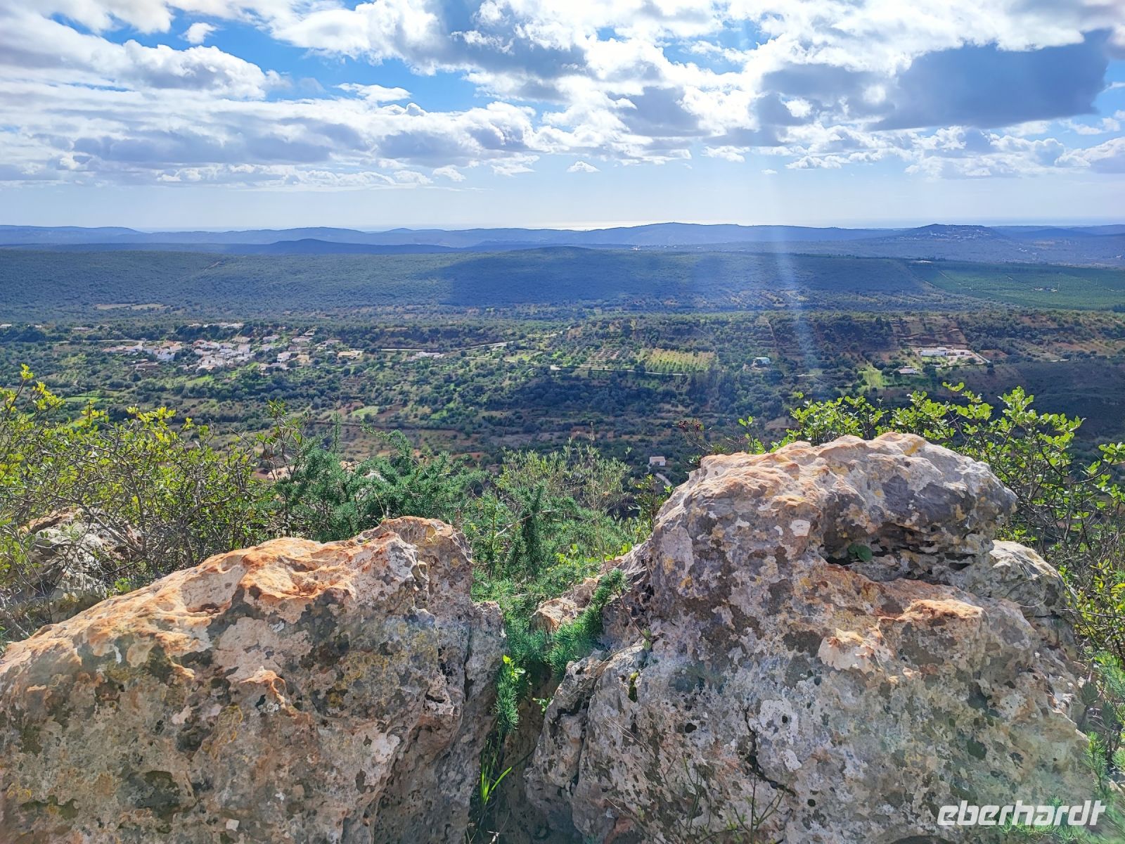 Blick kurz vor Rocha da Pena