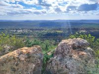 Blick kurz vor Rocha da Pena