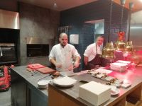 unser Abenteuer-Abendessen in Traineira:-)