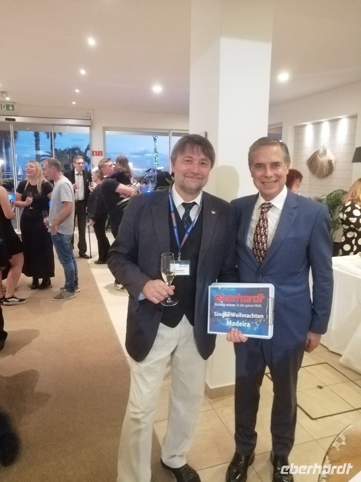 Weihnachts-Empfang mit dem Generaldirektor der Hotelanlage Sérgio Costa