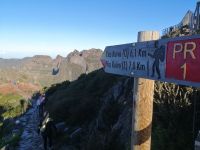 Pico Areeiro, 1.818 m - Wanderweg PR1