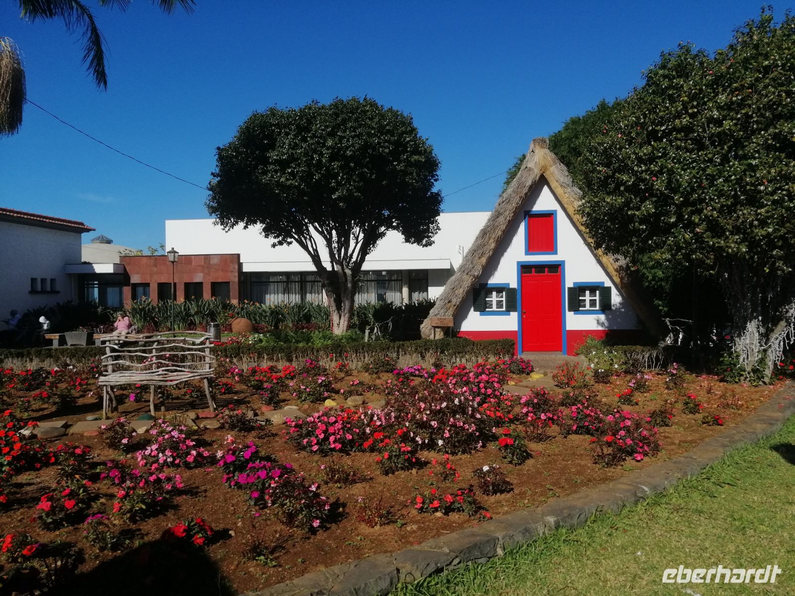 Traditionelles Haus in Santana mit Strohdach