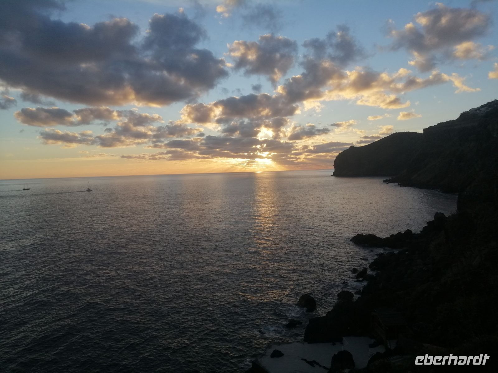 Sonnenuntergang in Canico de Baixo