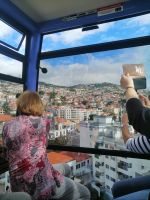 Auffahrt mit der Seilbahn nach Monte