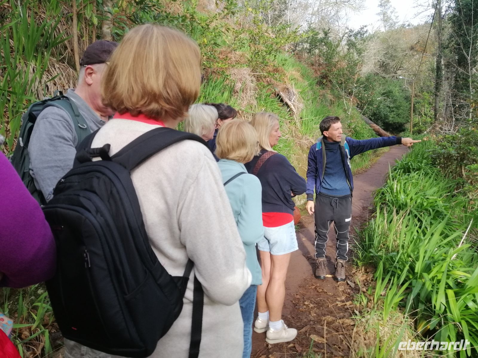 Claudio während der Levada-Wanderung, Vale Parasiso