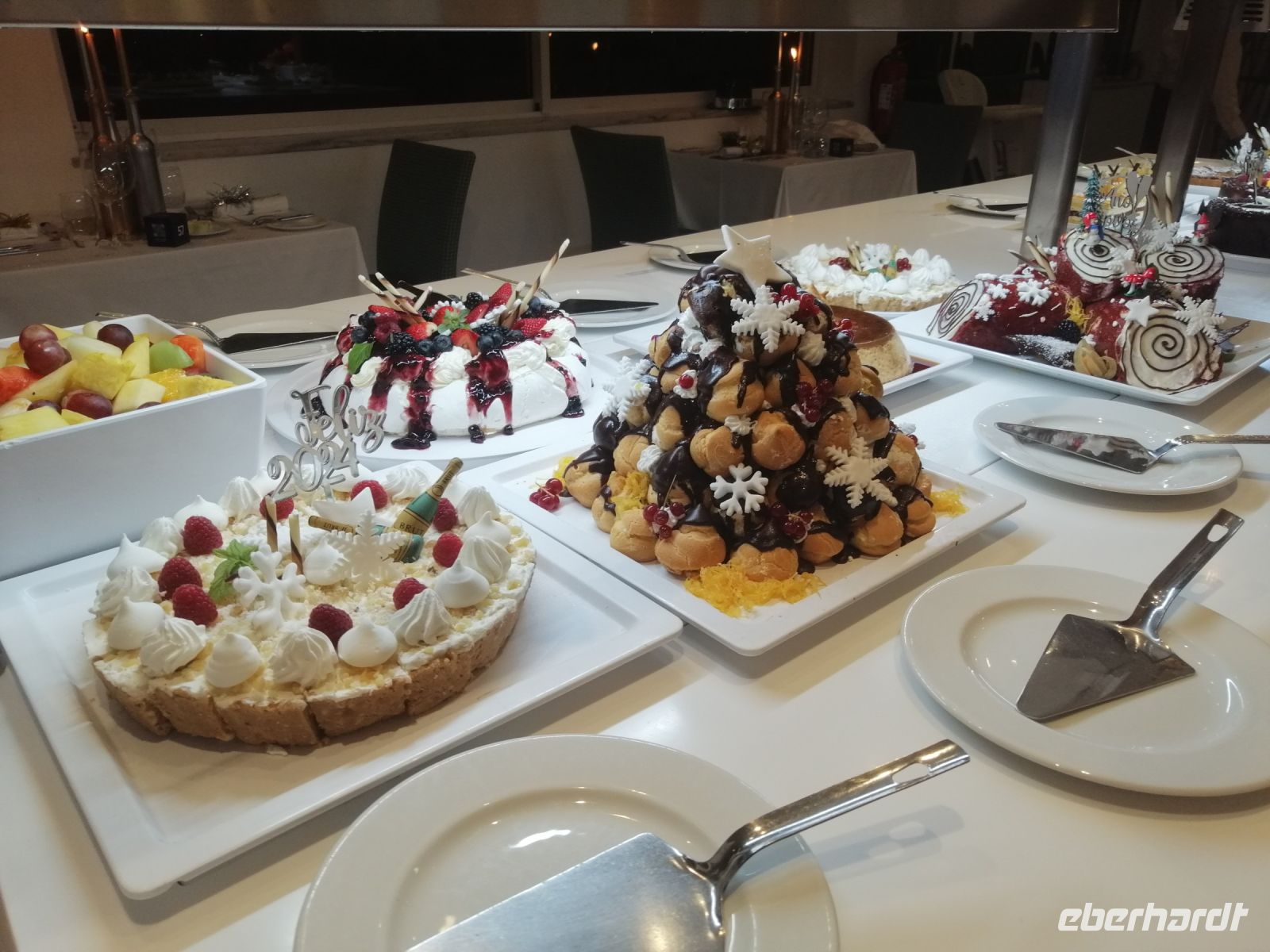 Silvester-Abendessen im Hotelrestaurant