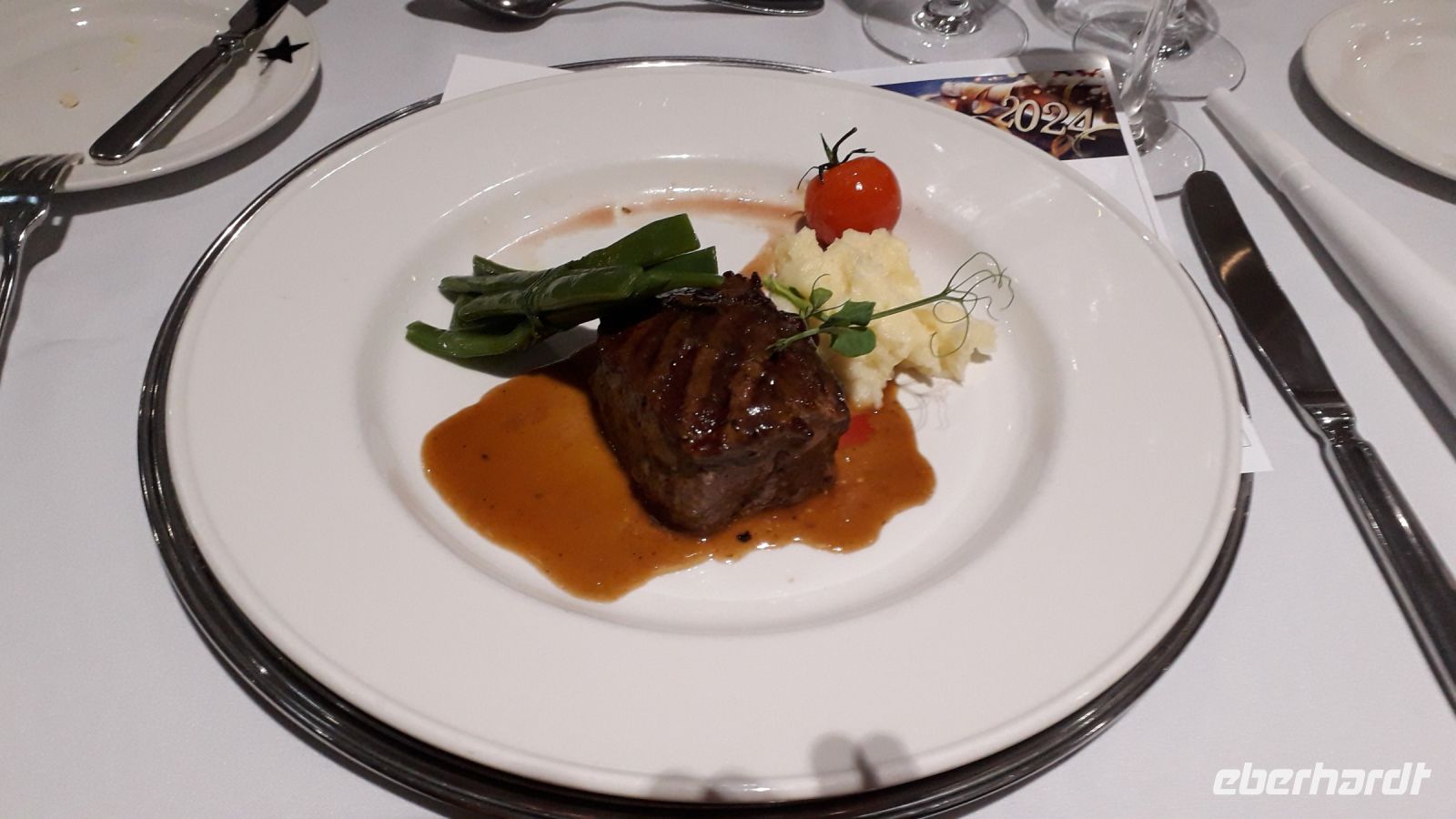 Unser Galadinner - eines der Hauptgänge