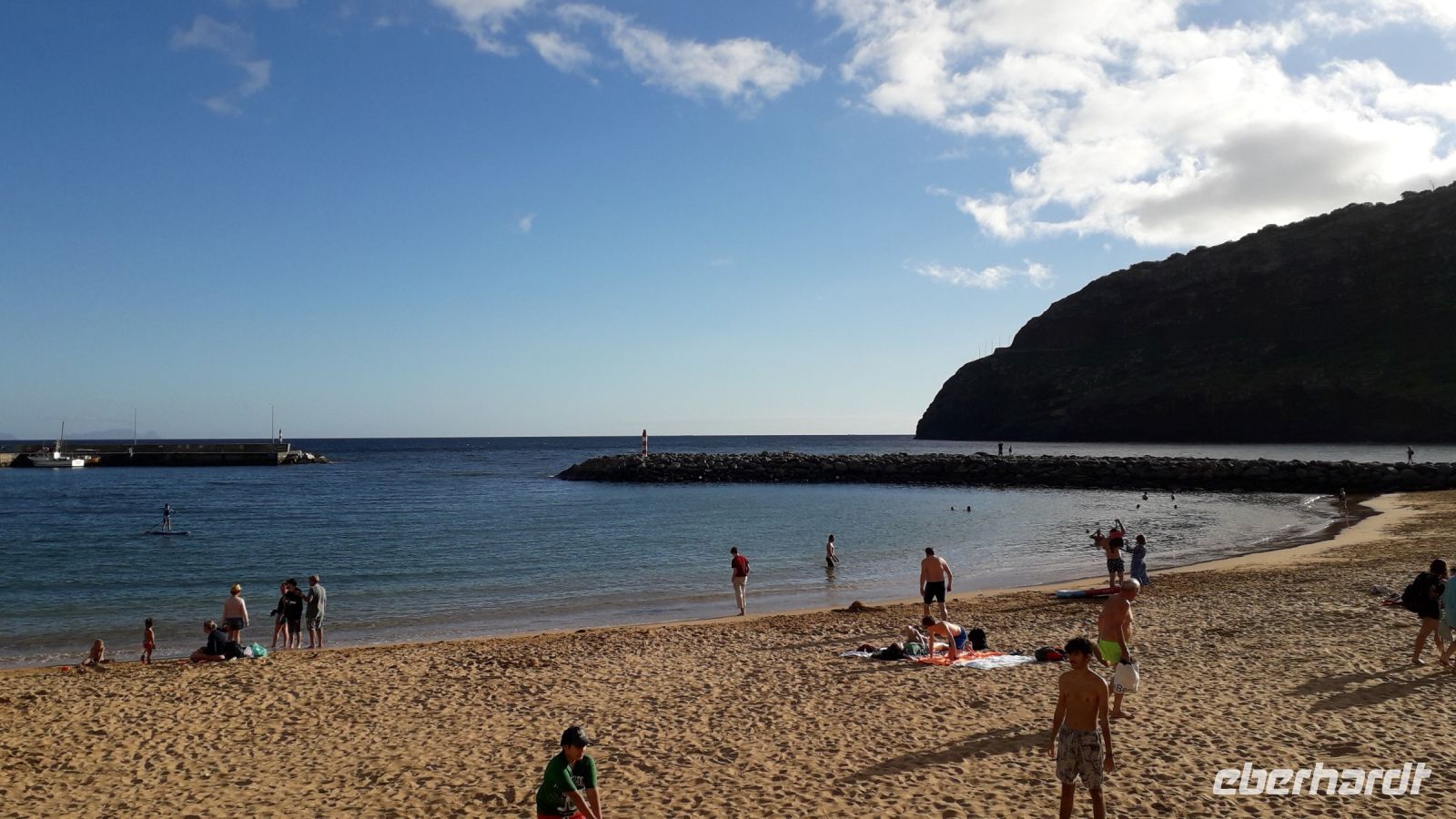 Der Sand kommt aus Afrika