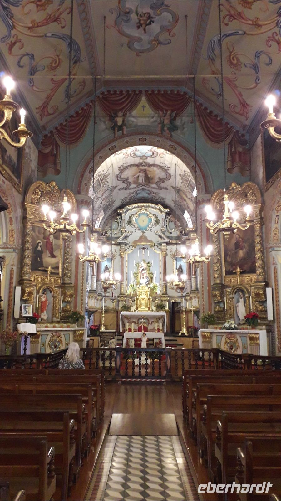 Die Pfarrkirche in Sao Vicente