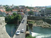 Blick auf den Fluß in Barcelos