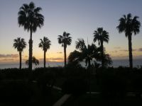 Sonnenaufgang von der Hotelterrasse, Hotel Four Views Oasis