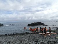 Sportunterricht am Strand, Canico de Baixo