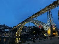 01.01.2024: Freizeittag: Spaziergang entlang des Douros: Ponte Luiz Brücke