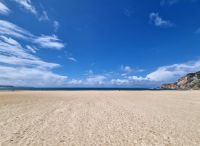 Endlos Strand von Nazare