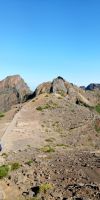 Tag 4 Blick auf den Gebirgspass Pico Arieiro
