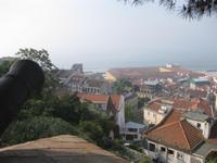 Blick vom Castelo de Sao Jorge auf Lissabon mit dem Tejo