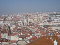 Blick vom Castelo de Sao Jorge auf Lissabon
