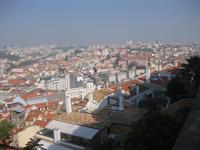 Blick vom Castelo de Sao Jorge auf Lissabon