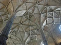 Lissabon - Decke in der Cathedrale des Mosteiro dos Jorenimos
