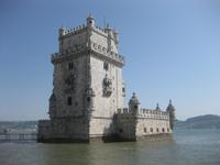 Lissabon - Torre de Belem am Tejo