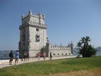 Lissabon - Torre de Belem am Tejo