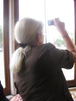 Beim Fotografieren während der Fahrt mit der Elektrico 28