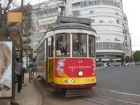 An der Endhaltestelle der Electrico 28