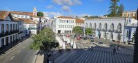 Terceira, Angra, Blick auf den Rathausvorplatz