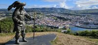 Terceira, Blick vom Monte Brasil auf Angra