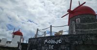 Graciosa, Windmühlen in Praia