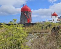 Graciosa, Windmühlen in Praia