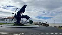 Monumento ao Toiro, Ilha Terceira, Angra Do Heroísmo, Azores, Portugal