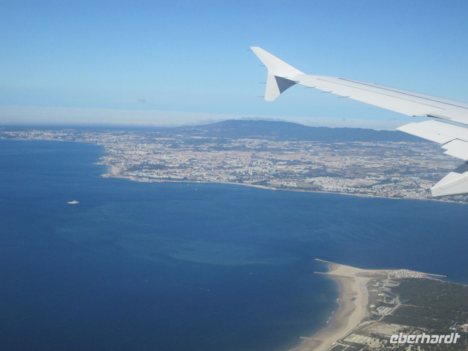 Anflug Lissabon