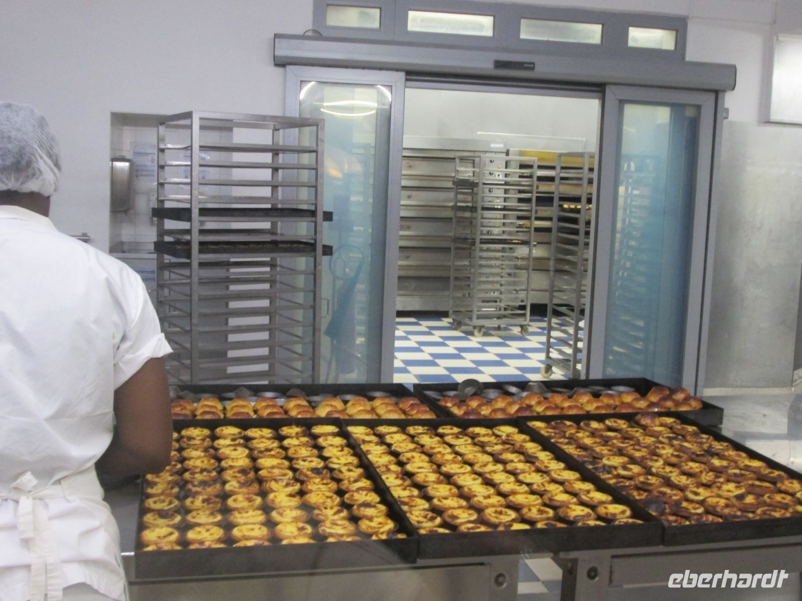 Produktion der Pasteis de Belem